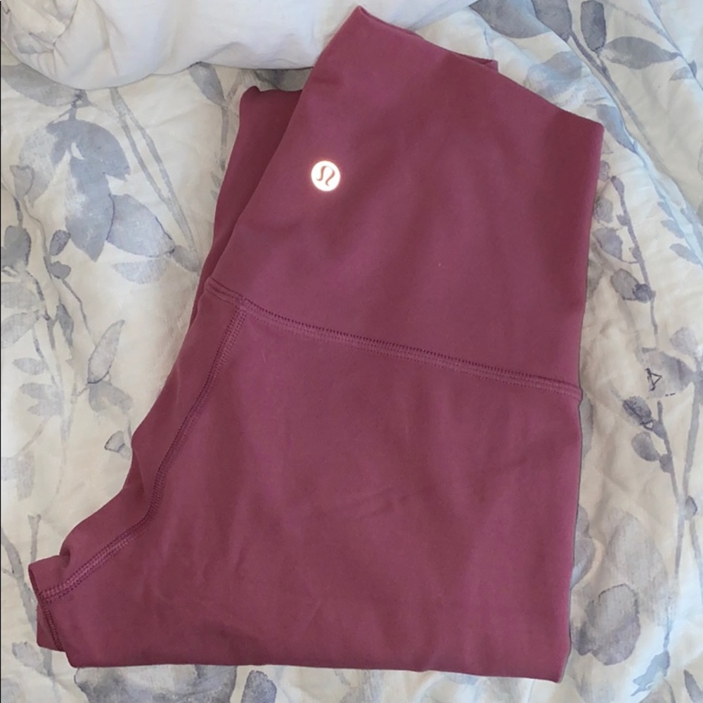 lululemon 28” size 4 align pink